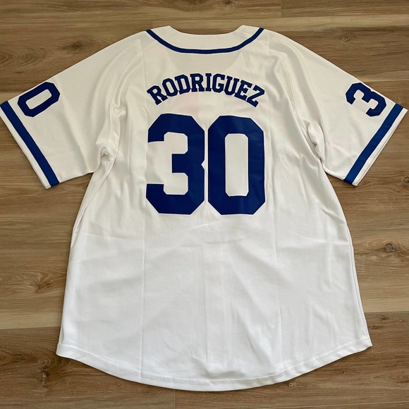 NWT Headgear Classics Benny Rodriguez The Sandlot White Jersey sz XL - Picture 1 of 3